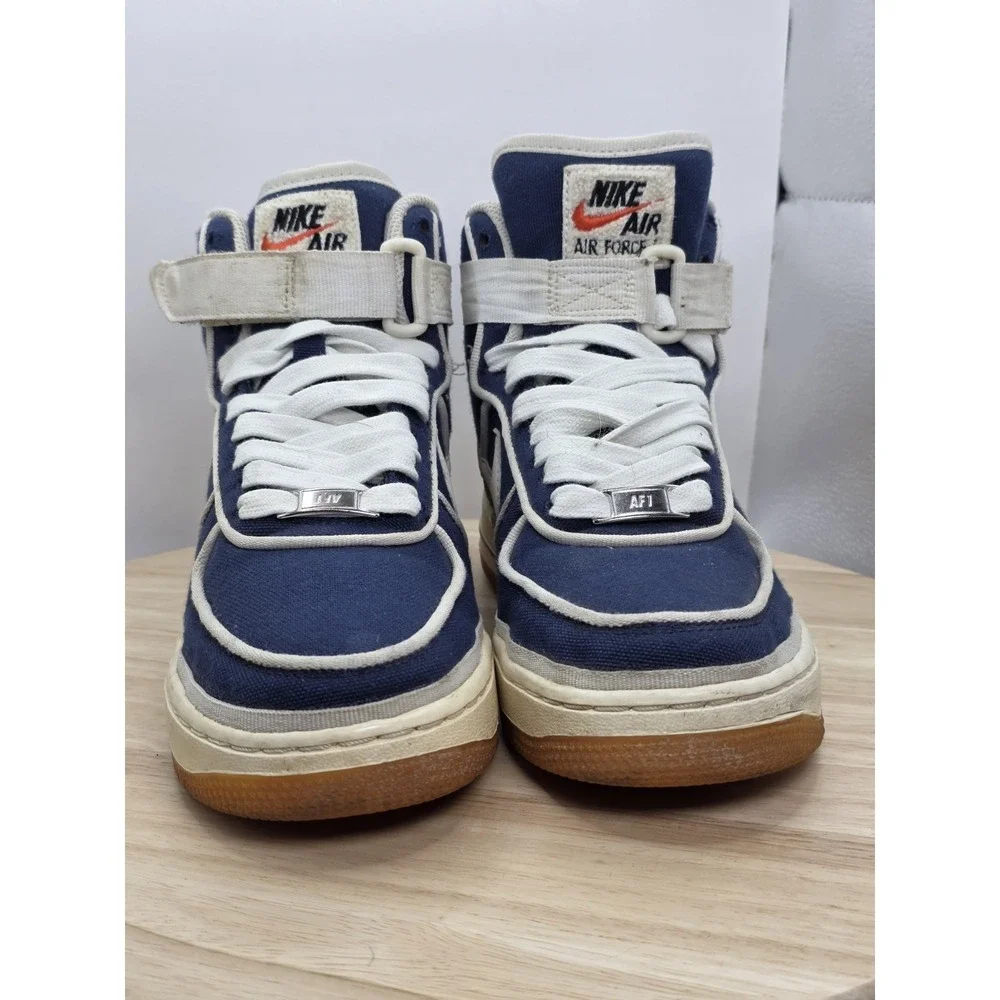 Womens Size 6.5 - Nike Air Force 1 High '07 LV8 "Binary Blue" 806403-401 GS 5Y - Picture 2 of 8